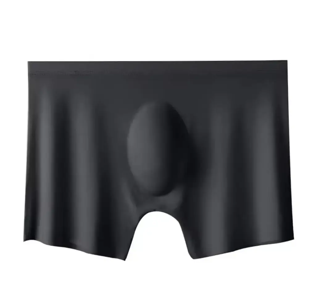 Black Ice Silk Boxer – Breathable, Ultra-Soft & Seamless