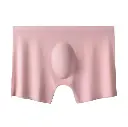 Blush Pink Ice Silk Boxer – Ultra-Soft & Odor-Resistant
