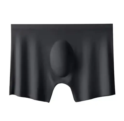 Black Ice Silk Boxer – Breathable, Ultra-Soft & Seamless