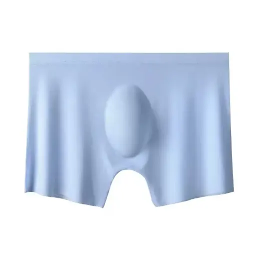 Cool Blue Ice Silk Boxer – Ultra-Thin & Moisture-Wicking